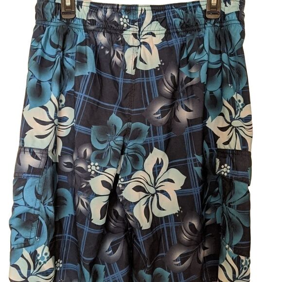 HANG TEN MENS SIZE MEDIUM LINED SWIM TRUNKS W/DRAWSTRING AND POCKET - Picture 9 of 9